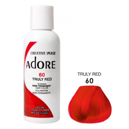ADORE Semi -Pysyvä hiusväri 60 todella punainen 118 ml