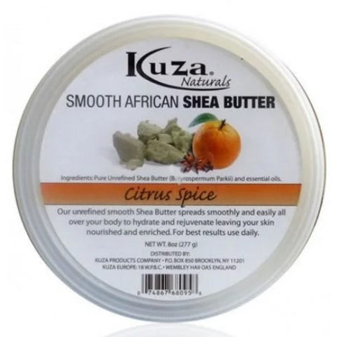 Kuza afrikkalainen sheabutter sileä sitrushedelmä mauste 8oz