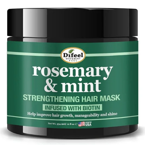 Difeel Rosemary & Mint Hair Mask 12oz
