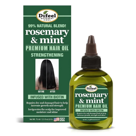 Difeel Rosemary & Mint Hair Oil 2.5oz