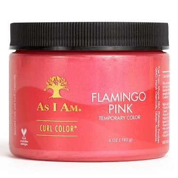 Kuten olen kiharaväri ™  Temporary Color Gel - Flamingo Pink 6oz