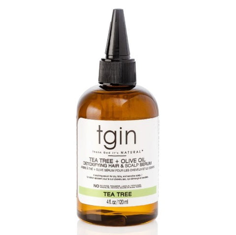 TGIN T-Tree & Oliiviöljy puhdistava hius- ja päänahaseerumi 4 unssia
