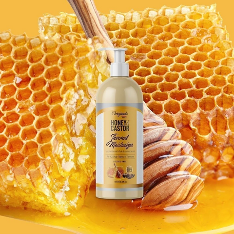 Afrikan paras Honey & Castor Thermal kosteusvoide 6 unssia