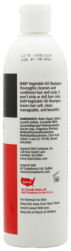 Dax kasviöljy shampoo 414 ml - Koe luonnollinen hoito - hoitaa hiuksiasi!