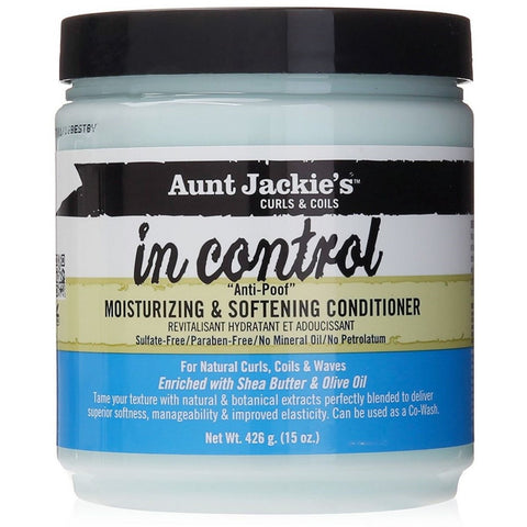 Jackie's Curls & Coils -tautien anti-kurkun vastainen kosteus- ja softing-hoitoaine 426gr