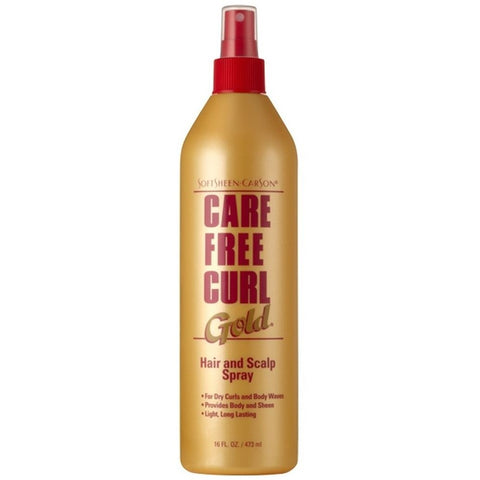 Care Free Curl Gold Hius- ja päänahan suihke 16oz