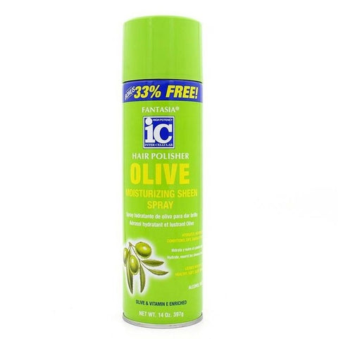 Fantasia ic hiuskiillottaja oliivi kosteuttava kiiltävä suihke 400 ml