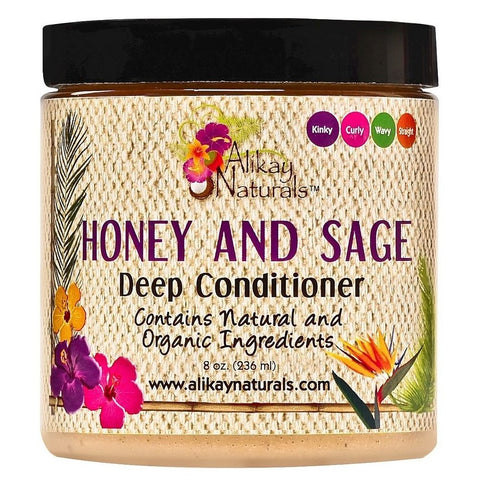 Alikay Naturals Honey ja Sage Deep Conditioner 8oz / 227G