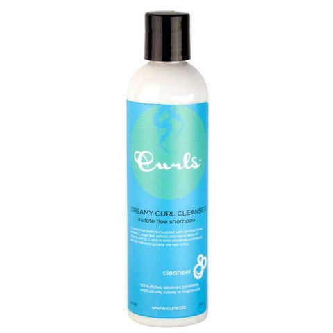 Kiharat kermainen kiharan puhdistusaine sulfaattivapaa shampoo 8oz