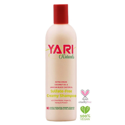 Yari Naturals -sulfaattivapaa kermainen shampoo 375ml