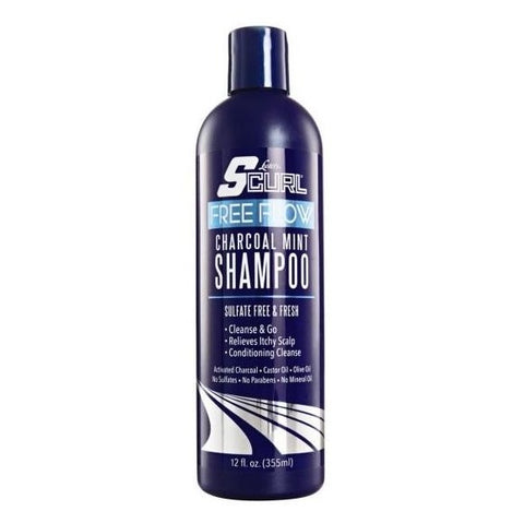 Scurl Free Flow -hiilen minttu shampoo 355ml