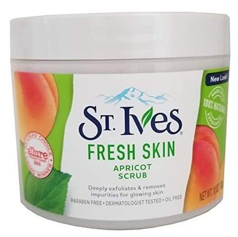 St. Ives Fresh Skin aprikoosin kuorinta 10 unssia