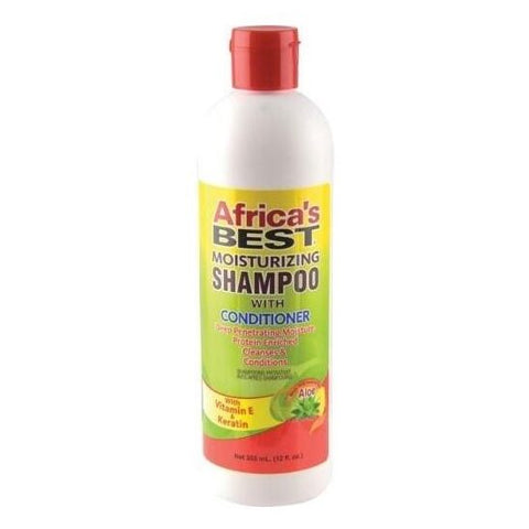 Afrikan paras kosteuttava shampoo hoitoaineella 12 unssia