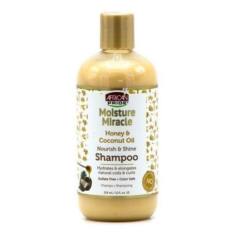 Afrikkalainen ylpeys kosteus ihme hunaja- ja kookosöljy shampoo 354 ml