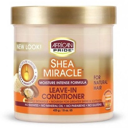 Afrikkalainen ylpeys Shea Butter Miracle Leave-In -hoitoaine 443 GR