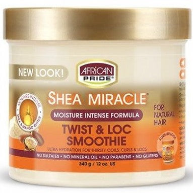 Afrikkalainen ylpeys Shea Butter Miracle Twist & Loc Smoothie 40 Gr