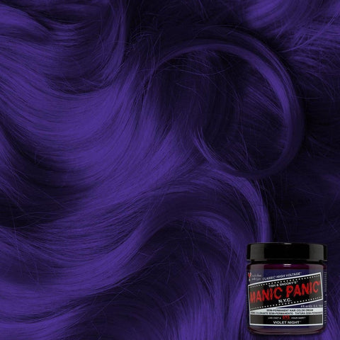 Manic panic korkeajännite violetti yön hiusväri 118ml